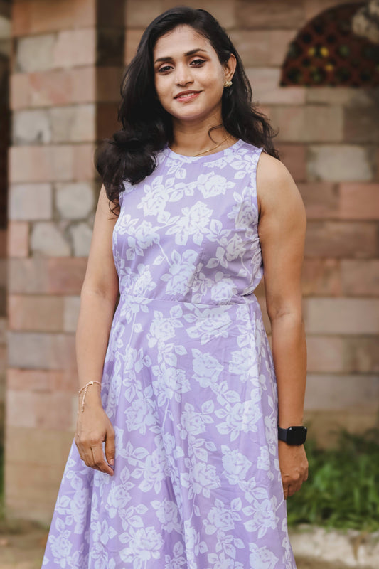 RUGHA 19 - Lavender Umbrella Cut Maxi