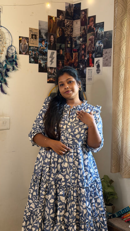 RUGHA 20 - Blue Floral Maxi