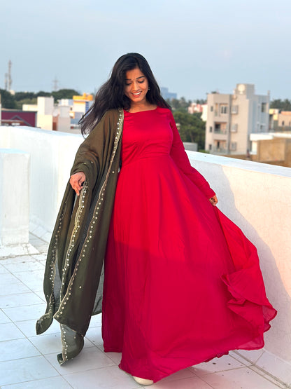 RUGHA 43 - Aurelia- Vichithra silk Anarkali
