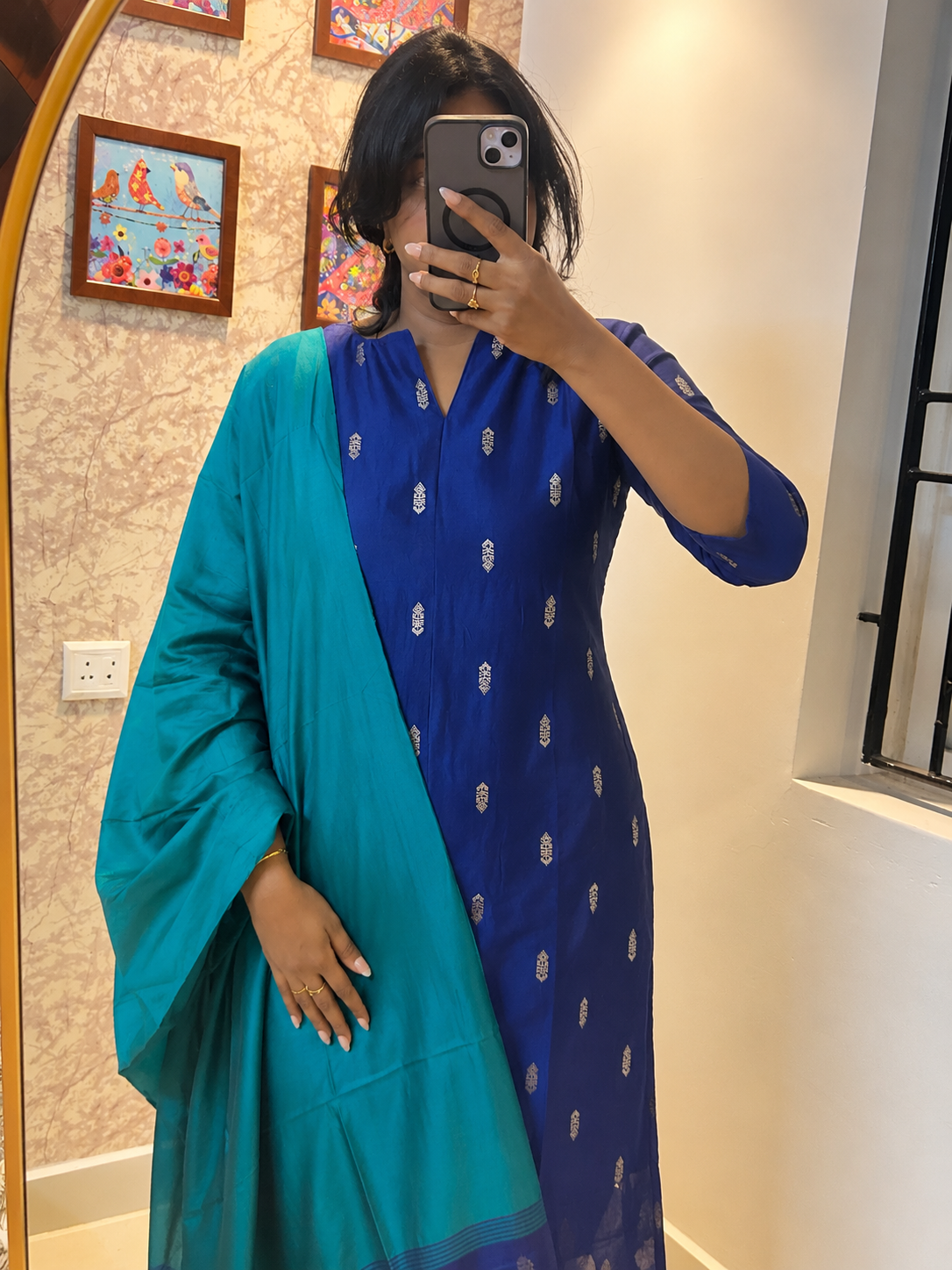 RUGHA 41 - Mayura - Raw silk Kurti