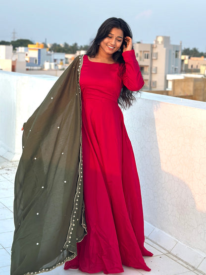 RUGHA 43 - Aurelia- Vichithra silk Anarkali