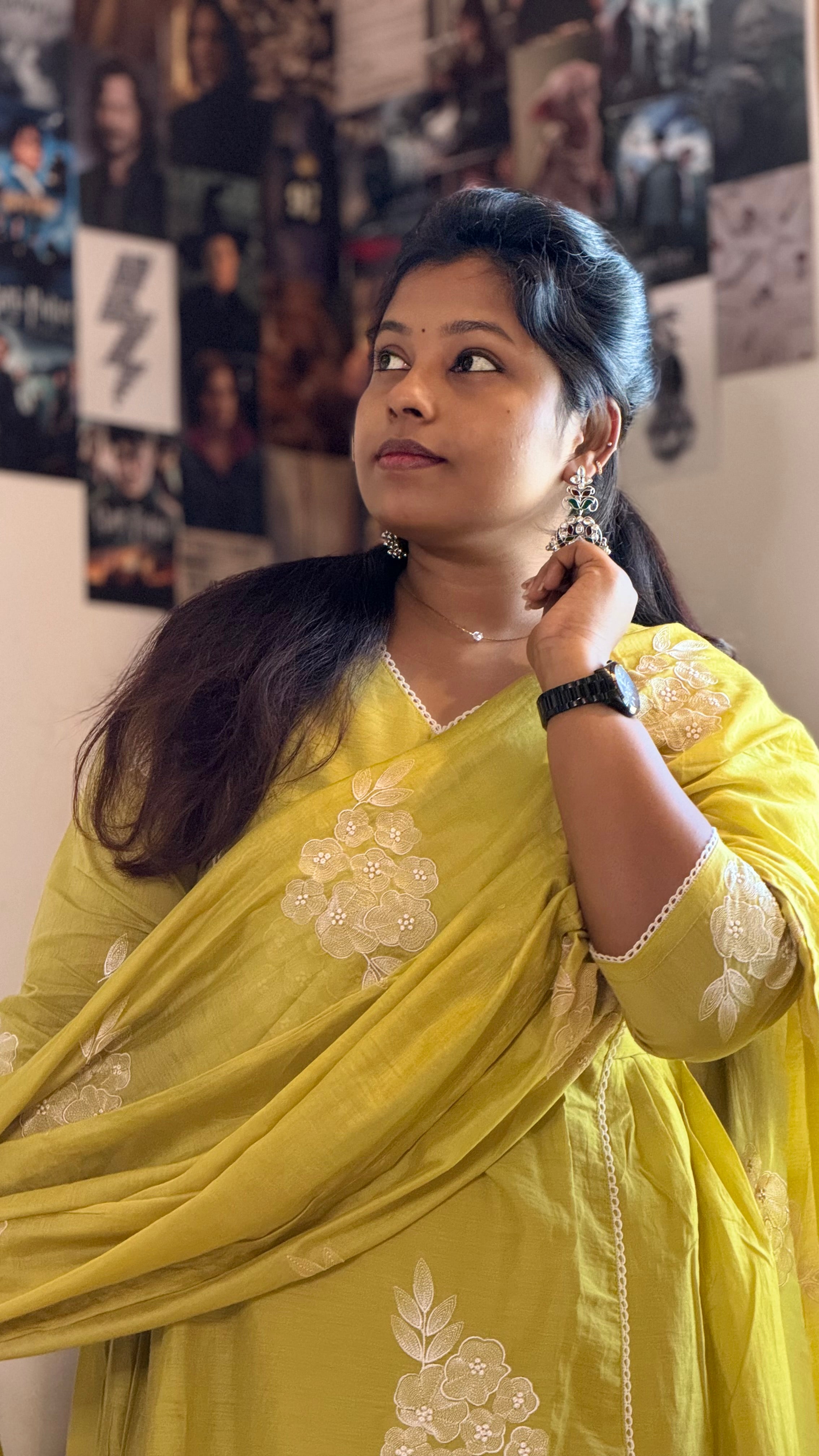 RUGHA 26 - Lime Green Kurti Set