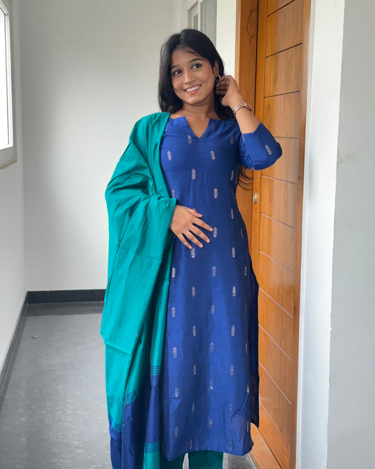 RUGHA 41 - Mayura - Raw silk Kurti