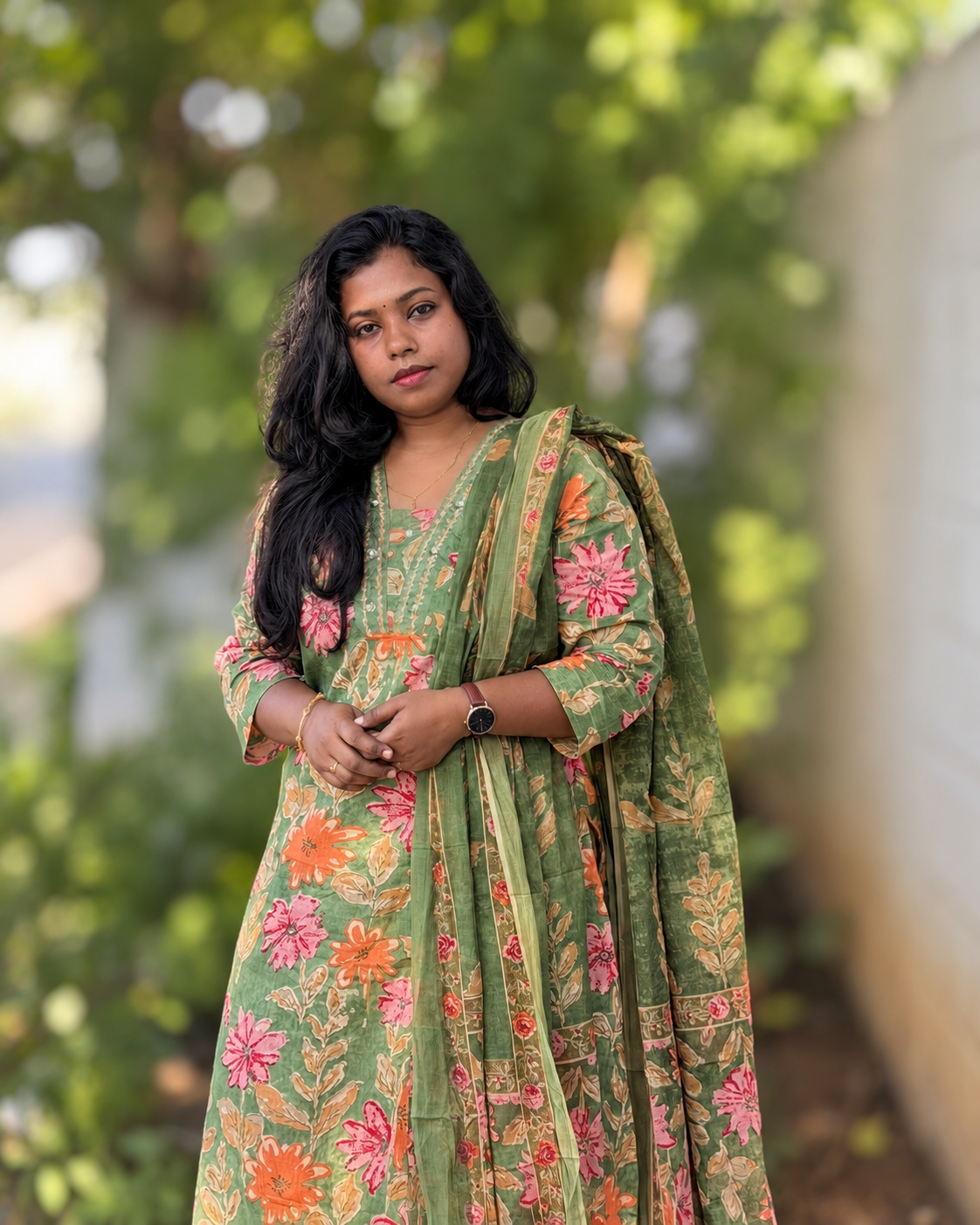 RUGHA 38 - Aaranya Floral Cotton Set