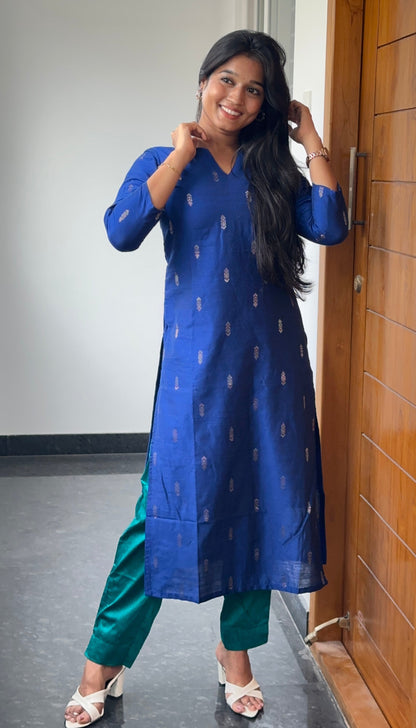 RUGHA 41 - Mayura - Raw silk Kurti