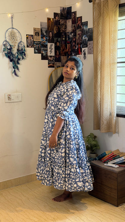 RUGHA 20 - Blue Floral Maxi