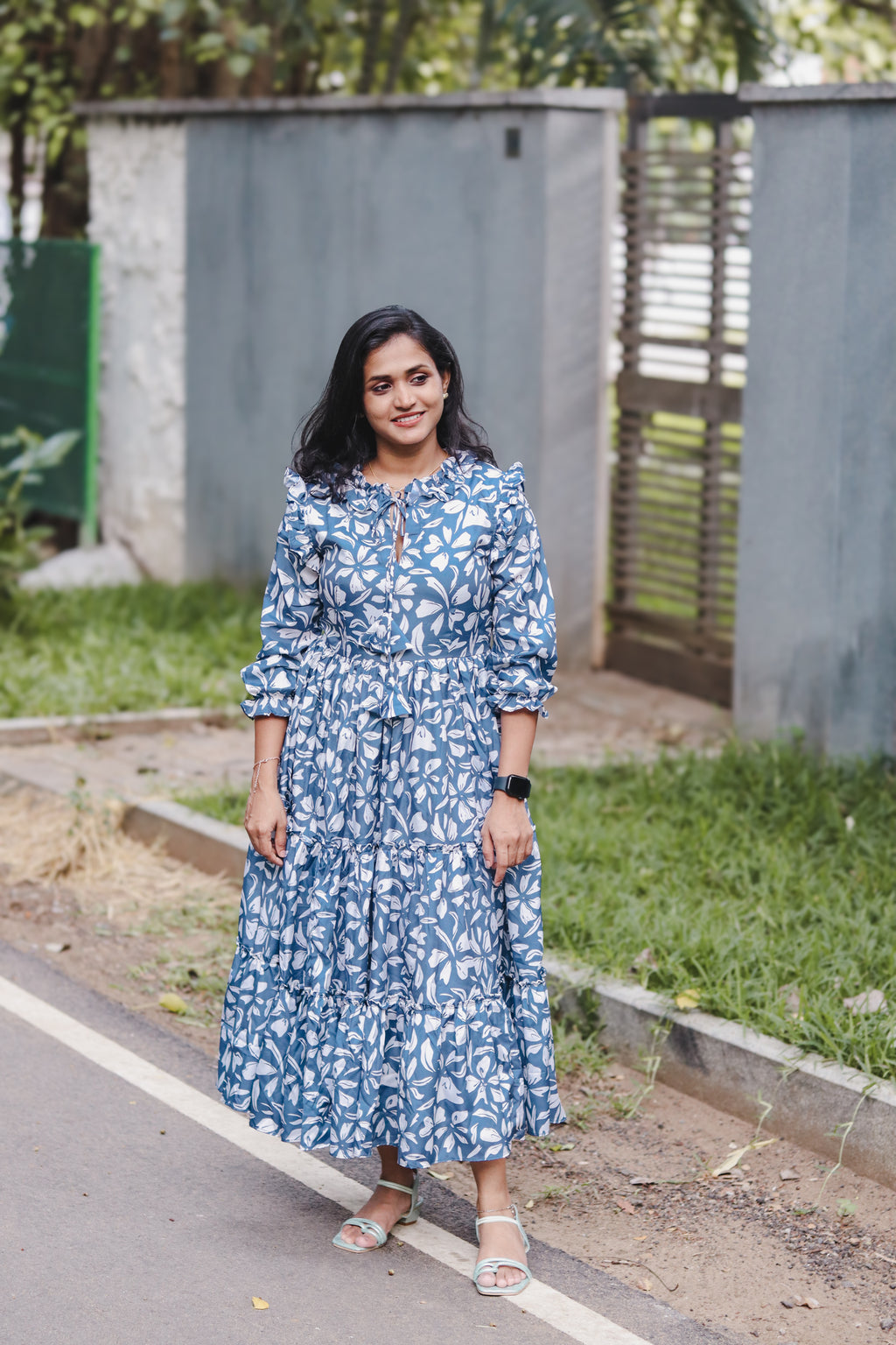 RUGHA 20 - Blue Floral Maxi
