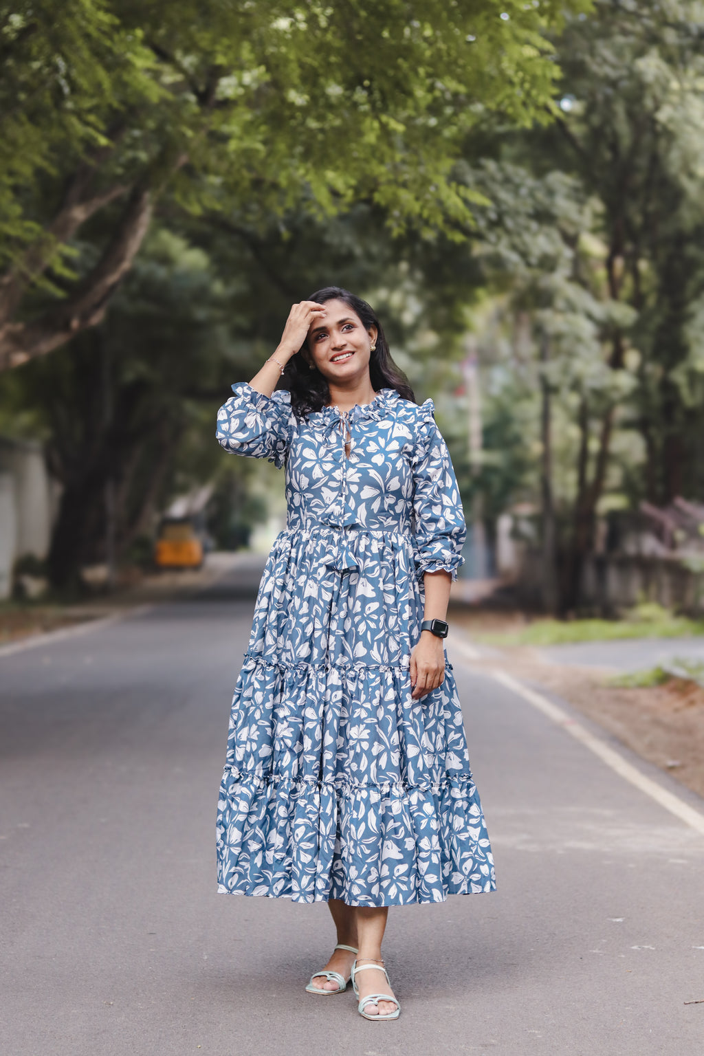 RUGHA 20 - Blue Floral Maxi