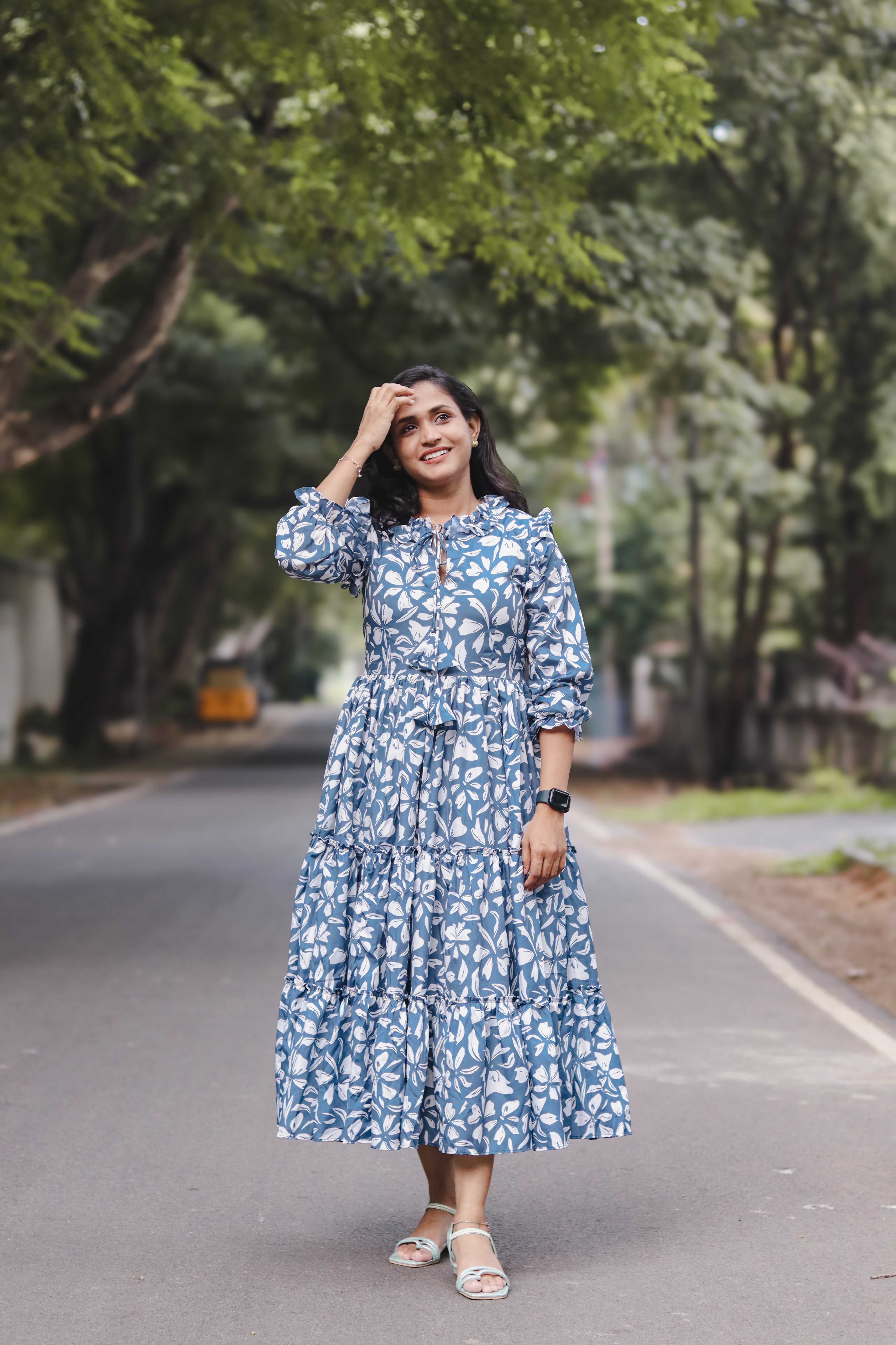 RUGHA 20 - Blue Floral Maxi