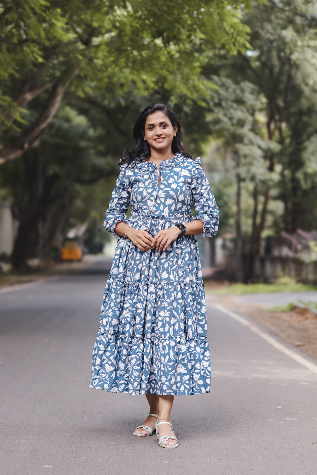 RUGHA 20 - Blue Floral Maxi
