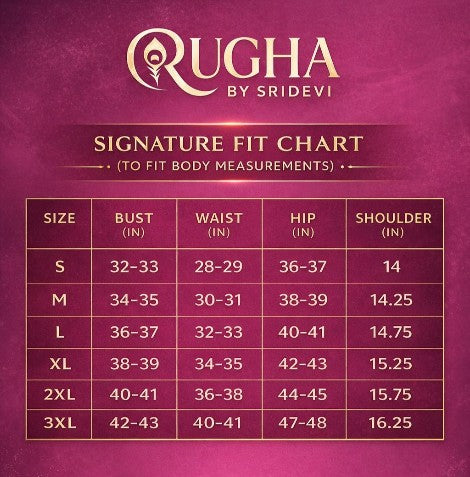 RUGHA 03 - Blue Silk top with Kalamkari Duppata