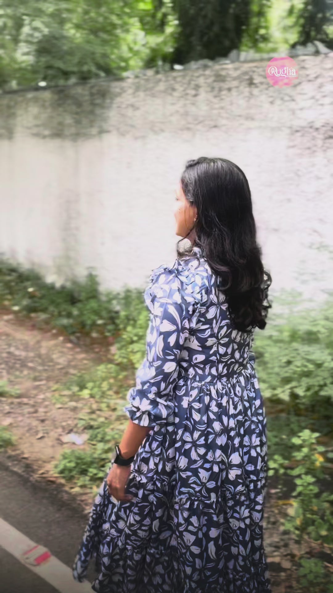 RUGHA 20 - Blue Floral Maxi